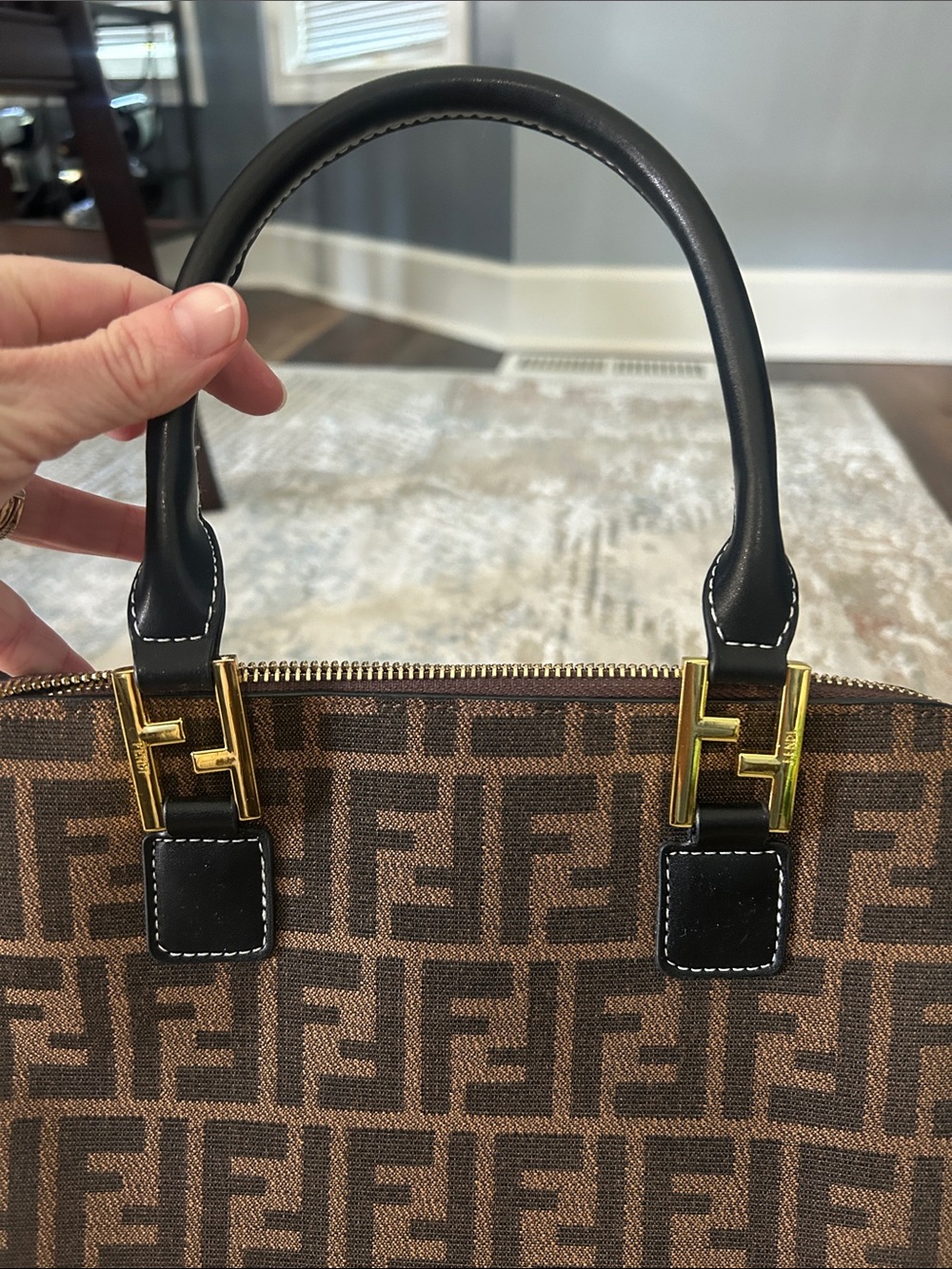F F Bag Top-Handle Purse - Picture 2 of 6